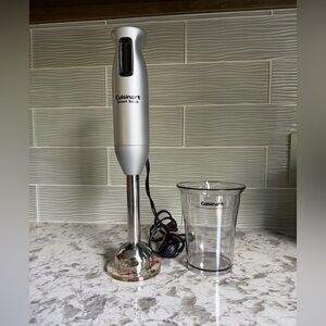 Cuisinart 200W Silver Immersion Blender With Blending Cup